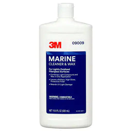 3M™ Marine Cleaner and Wax, 09009, 16.9 fl oz, ea