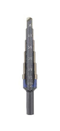 IRWIN tools10232CB Unibit 1/16-Inch 6-Steps Cobalt Alloy Steel Step Drill Bit