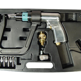 Astro 1756 Air Spot Drill with 5.5″ Deep Clamp Kit and 5 Drill Bits