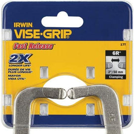IRWIN tools VISE-GRIP C Clamp, Locking, Fast Release, 6-Inch (17T)