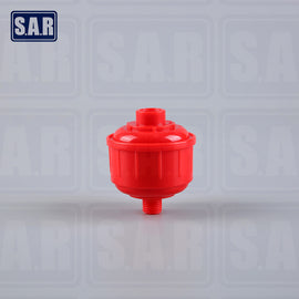 S.A.R. DISPOSABLE INLINE PLASTIC FILTER RED 1006