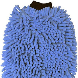 S.M. Arnold 7.5" x 10.5" Microfiber Chenille Wash Mitt - Cuff Included - Blue [25-331]