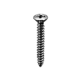 8 X 1 1/2 #6 HD PHILLIPS OVAL HEAD TAP SCREW ZINC #2717