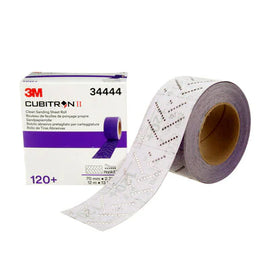 3M™ Cubitron™ II Hookit™ Clean Sanding Sheet Roll 737U, 34444, 120+ grade, 70 mm x 12 m
