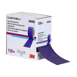 3M™ Cubitron™ II Hookit™ Clean Sanding Sheet Roll, 34445, 150+ grade, 70 mm x 12 m