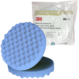 3M™ Ultrafine Foam Polishing Pad BLUE 8" (2 pads/ bag) 05751