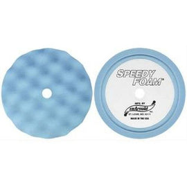 ARNOLD 6in. WAFFLE FOAM 2/PACK BLUE FINE POLISHING 44-095