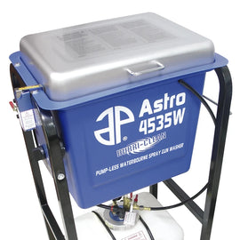 Astro 4535W Hurri-Clean Pump-less Waterborne & Solvent Based Paint Spray Gun Washer – Patented