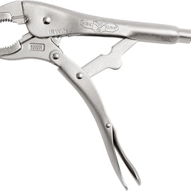 IRWIN tools VISE-GRIP Original Locking Pliers with Wire Cutter, Curved Jaw, 10-Inch (502L3)