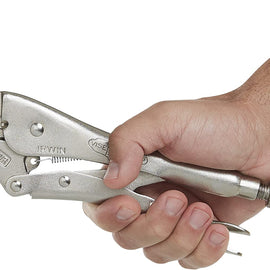IRWIN tools VISE-GRIP Original Locking Pliers with Wire Cutter, Curved Jaw, 10-Inch (502L3)
