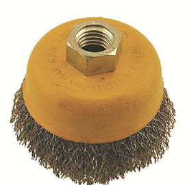ENKAY 4" CRIMPED WIRE CUP BRUSH  (5/8) 1824C