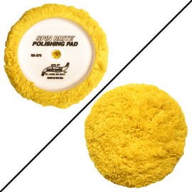 ARNOLD 7.5in. (1.5in. PILE) WOOL YELLOW POLISH VELCRO PAD 53-375