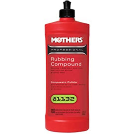 Mothers 81132 Professional Rubbing Compound - 32 oz. , Red
