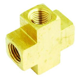 Milton® 1/4" FNPT Brass Cross Hose Fitting  656