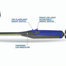 Astro 65SL 650 Lumen Rechargeable LED Slim Light W/ Top Flashlight