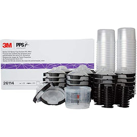 3M™ PPS™ Series 2.0 Spray Cup System Kit 26114, Mini (6.8 fl oz, 200 mL), 200 Micron Filter 1 Kit