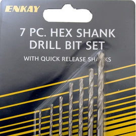 ENKAY 7 PCS HEX DRILL BIT SET 549C