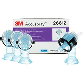 3M™ Accuspray™ Atomizing Head Refill Pack for 3M™ PPS™ Series 2.0, 26612, Blue, 1.2 mm, 4 nozzles per pack.