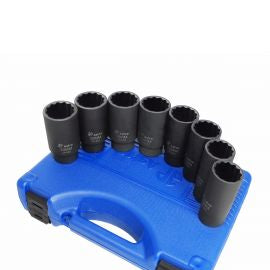 Astro 78868 8pc 12-Point Axle Nut Socket Set