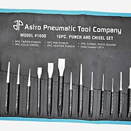 Astro 1600 16 Pc Punch and Chisel Set