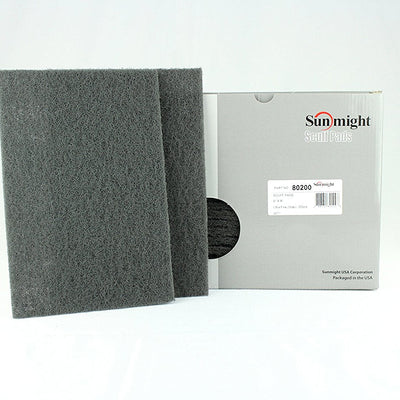 SUNMIGHT USA SCUFF PAD 80200 6x9 GRAY ULTRA FINE (20PCS) EQUIV.7448