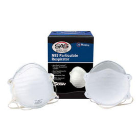 SAS N95 DOUBLE BAND RESPIRATORS (20/BX) 8710