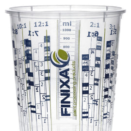 Printed mixing cups