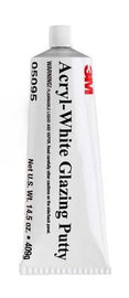 3M™ Acryl-White Putty, 05095, 14.5 oz Tube.