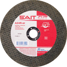 United Abrasives- SAIT 23230 Type 1 7 by 3/32 by 5/8 A24R Cutting Wheel