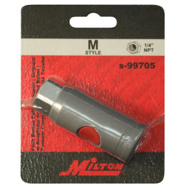 Milton® 1/4" FNPT M-STYLE® Safety Coupler S99705