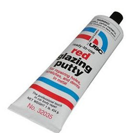 USC RED GLAZING PUTTY 1 lb TUBE(12) 32035