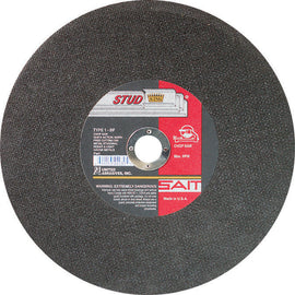 United Abrasives- SAIT 24050 14-Inch x 3/32-Inch x 1-Inch 4400 Max RPM Type 1 Stud King Chop Saw Wheel